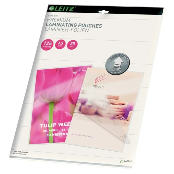 LEITZ LAMİNASYON FİLMİ A3 125MIC 25 Lİ L-7489
