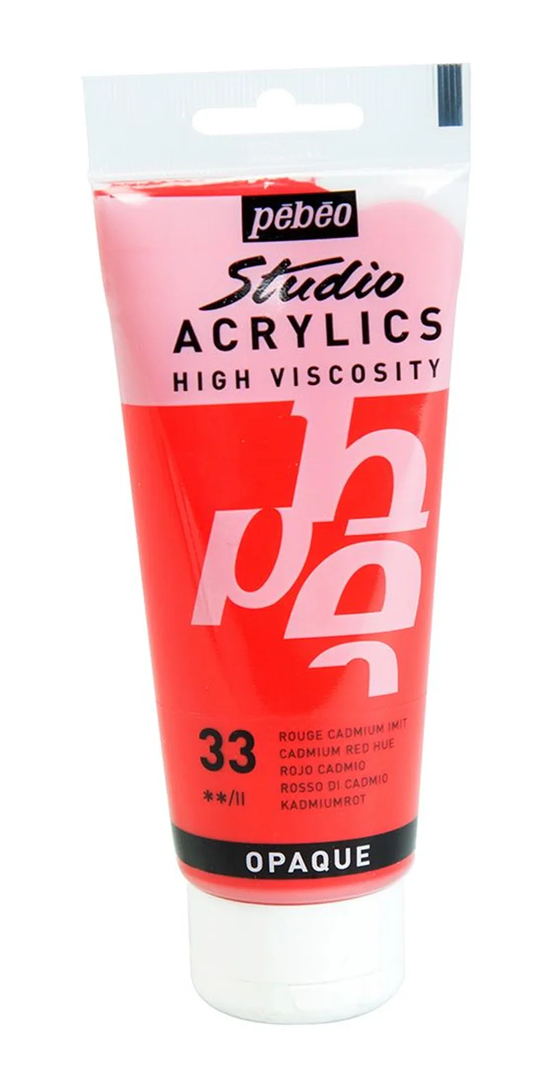 PEBEO AKRİLİK BOYA STUDIO 100 ML 831*33 CADMIUM RED
