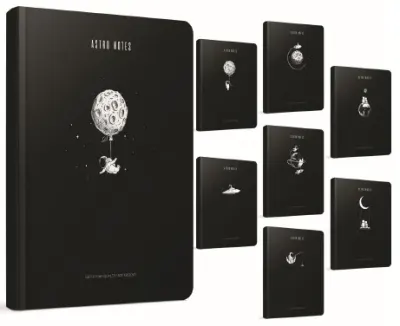GIPTA DEFTER ASTRO NOTES A7 İP DİKİŞ SERT KAPAK 120 YP. ÇİZGİLİ 5679