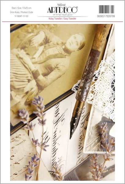 ARTDECO KOLAY TRANSFER 17x25 CM NO:33 Y-100-KT17-33