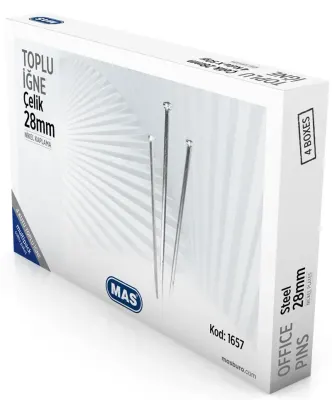MAS TOPLU İĞNE 28 MM 50 GR MULTİPACK 1657