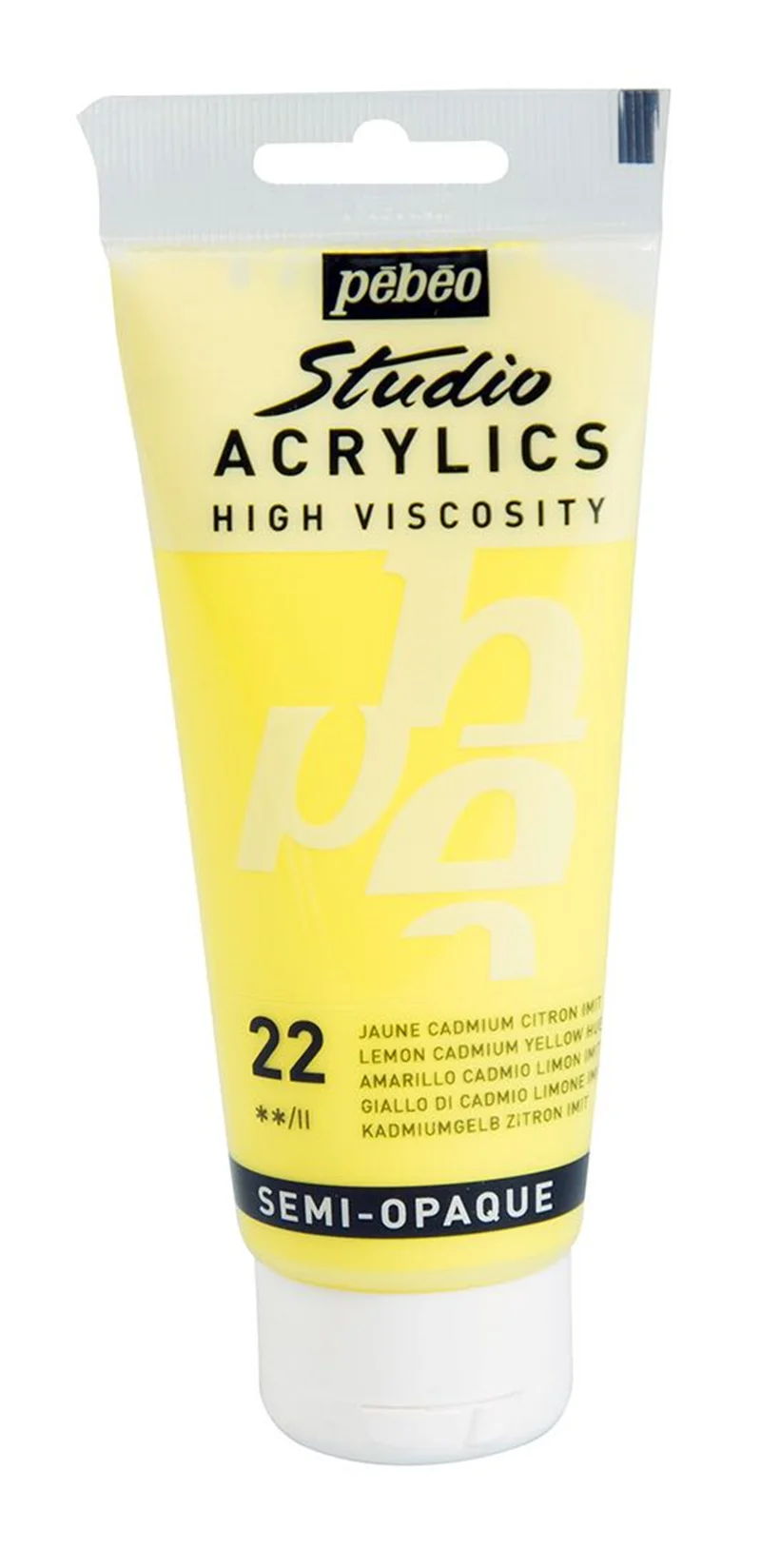 PEBEO AKRİLİK BOYA STUDIO 100 ML 831*22 LEMON CADMIUM YELLOW