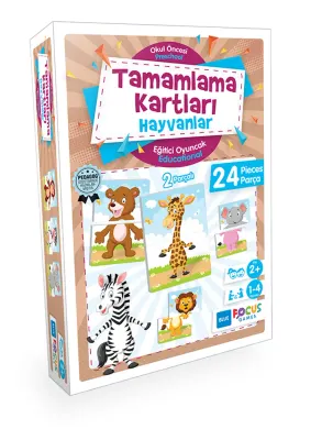 BLUE FOCUS OYUN TAMAMLAMA KARTLARI HAYVANLAR BF153