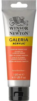 W&amp;N AKRİLİK BOYA GALERIA 120 ML CADMIUM ORANGE HUE 090 WN-2131090