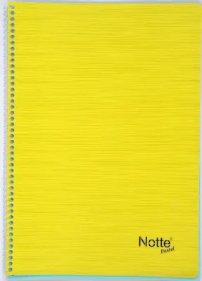 NOTTE DEFTER A4 PASTEL SPR. PP 60YP. ÇİZGİLİ  60-336