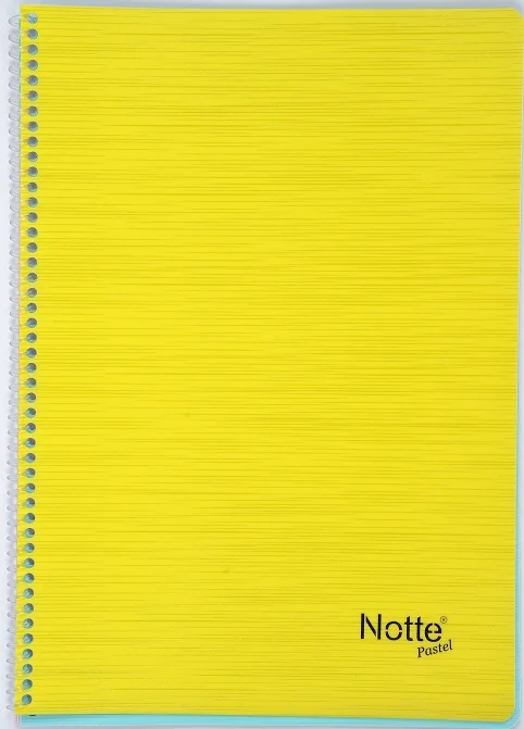NOTTE DEFTER A4 PASTEL SPR. PP 60YP. ÇİZGİLİ  60-336