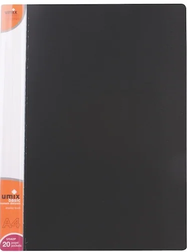 UMIX SUNUM DOSYASI BASIC 20 LI SİYAH U1142P-Sİ