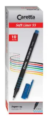 CARETTA KEÇELİ KALEM 55 SOFT LINER 10 LU LİLA C-55-11-T