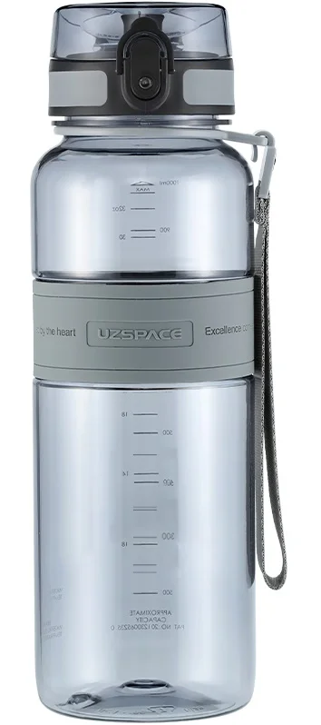 UZSPACE MATARA TRITAN 5031 1000 ML GRİ