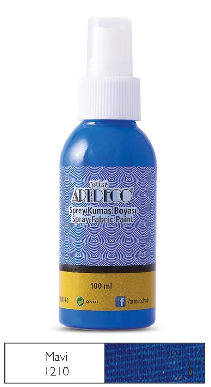 ARTDECO KUMAŞ BOYASI SPREY 100 ML MAVİ Y-010D-1210