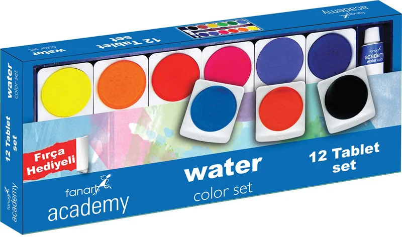 FANART ACADEMY SULU BOYA 30 MM 12 Lİ F-32999.330