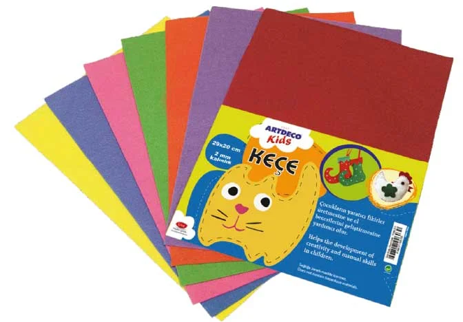 ARTDECO KEÇE KIDS 20x30 CM 2 MM 10 LU KARIŞIK Y-545-S11