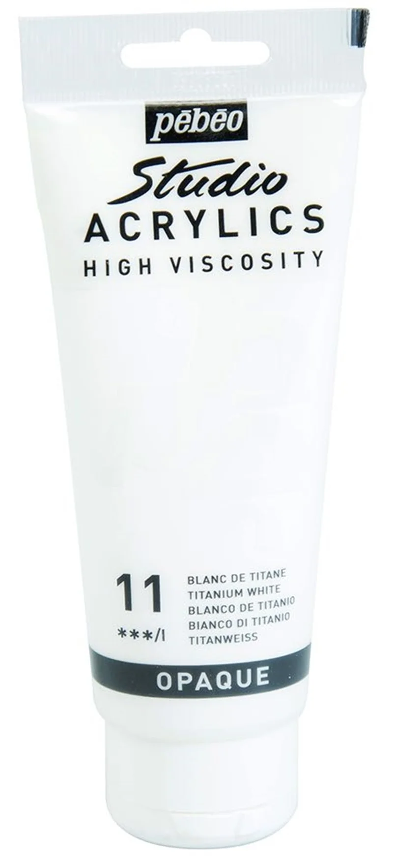 PEBEO AKRİLİK BOYA STUDIO 100 ML 831*11 TITANIUM WHITE