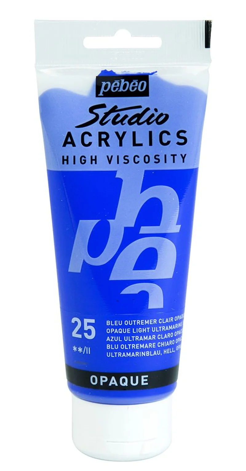 PEBEO AKRİLİK BOYA STUDIO 100 ML 831*25 LIGHT ULTRAMARINE BLUE