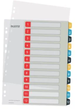 LEITZ SEPARATÖR COSY 1-12 PP YAZDIRILABİLİR L-1248