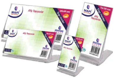MAPİ AFİŞ TAŞIYICI 102x153 L TİPİ YATAY KAVİSLİ 534 05 15