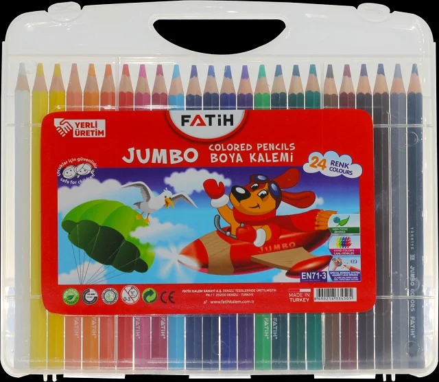FATİH KURU BOYA 24 RENK JUMBO ÇANTALI FA33450KB24RTB