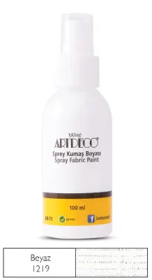ARTDECO KUMAŞ BOYASI SPREY 100 ML BEYAZ Y-010D-1219