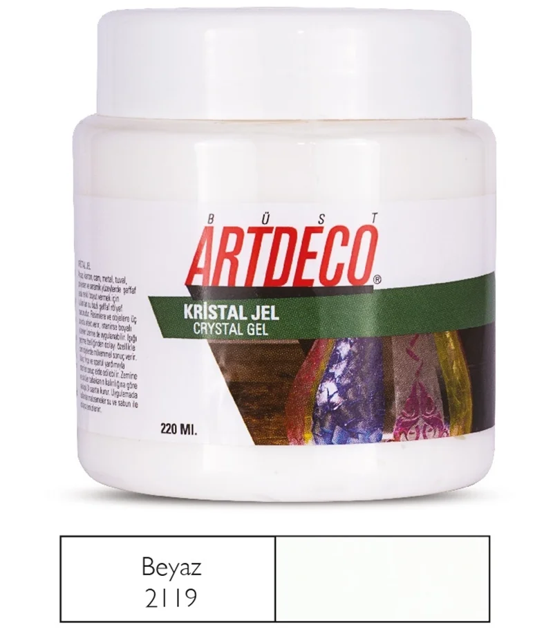 ARTDECO KRİSTAL JEL 220 ML BEYAZ Y-054N 2119
