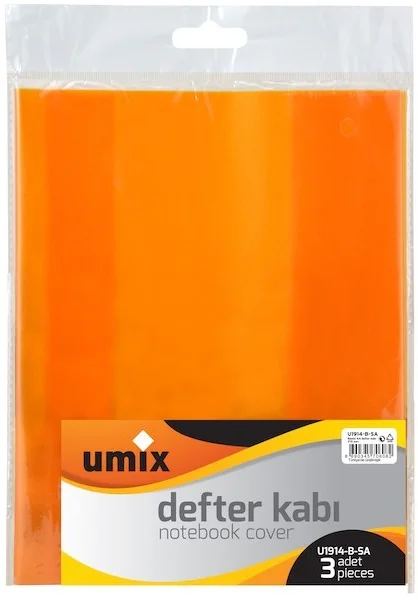 UMIX HAZIR DEFTER KABI A4 BANTLI 3 LÜ SARI U1914-B-SA