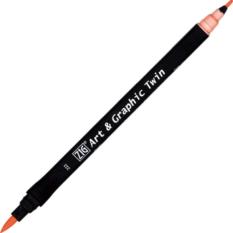ZIG ART&amp;GRAPHIC TWIN TUT-80 222 PINK FLAMINGO