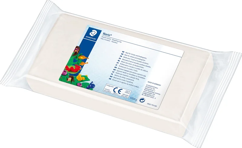 STAEDTLER KİL HAMURU NORIS 1 KG BEYAZ 8421-0