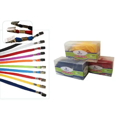 MAPİ ASKI İPİ POLYESTER METAL KLİPS BEYAZ 50Lİ 910 26 50