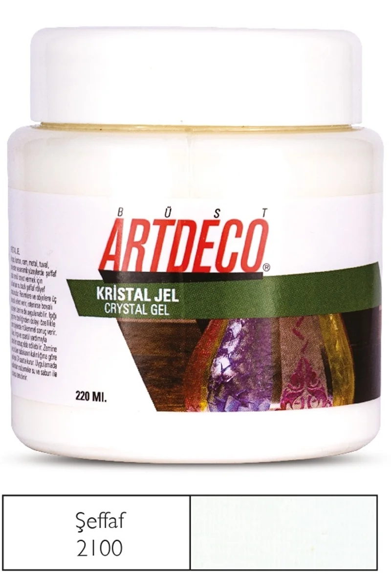 ARTDECO KRİSTAL JEL 220 ML ŞEFFAF Y-054N 2100
