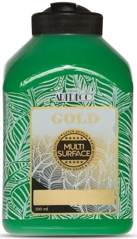 ARTDECO AKRİLİK BOYA GOLD MULTI-SURFACE 500 ML YEŞİL Y-G70L-285