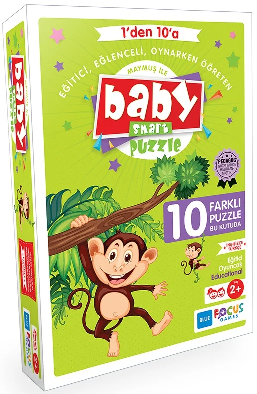 BLUE FOCUS PUZZLE BABY SMART BF073