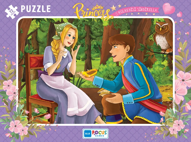 BLUE FOCUS PUZZLE 72 PARÇA KÜLKEDİSİ SİNDİRELLA BF252