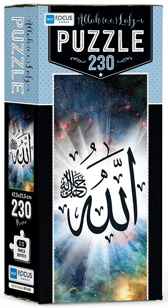 BLUE FOCUS PUZZLE 230 PARÇA ALLAH (CC) LAFZI BF258