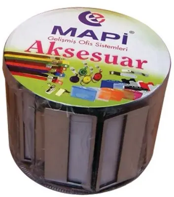 MAPİ İSİMLİK YUVARLAK 45MM ŞEFFAF 25Lİ 501 00 36