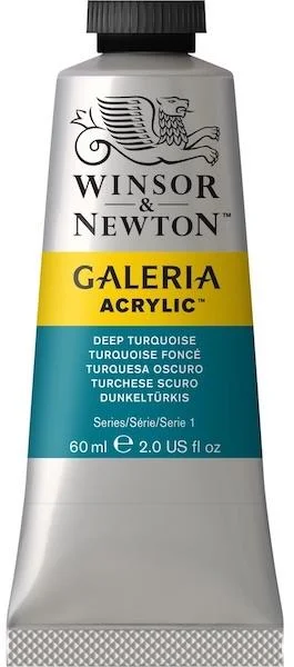 W&amp;N AKRİLİK BOYA GALERIA 60 ML DEEP TURQUOISE 232 WN-2120232