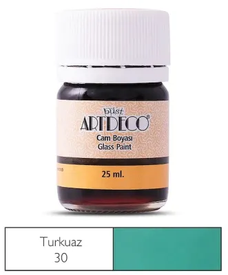 ARTDECO CAM BOYASI 25 ML TURKUAZ Y-030A-30