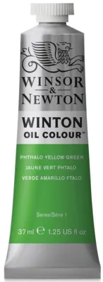 W&amp;N YAĞLI BOYA WINTON 37 ML PHTHALO YELLOW GREEN 403 WN-1414403