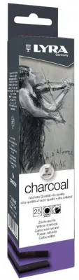 LYRA FÜZEN KALEMİ CHARCOALS MEDIUM 25 Lİ KUTU L5550021