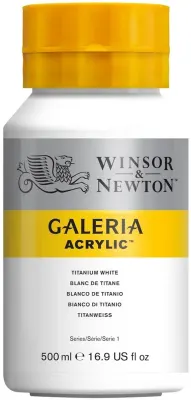 W&amp;N AKRİLİK BOYA GALERIA 500 ML TITANIUM WHITE 644 WN-2150644