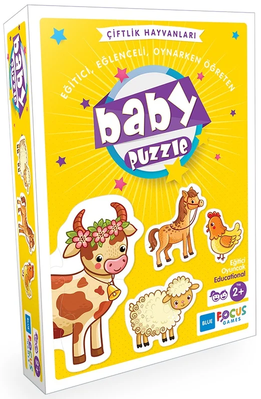 BLUE FOCUS PUZZLE BABY ÇİFTLİK HAYVANLARI BF157