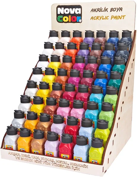 NOVA COLOR AKRİLİK BOYA 100 GR STAND NC-2100