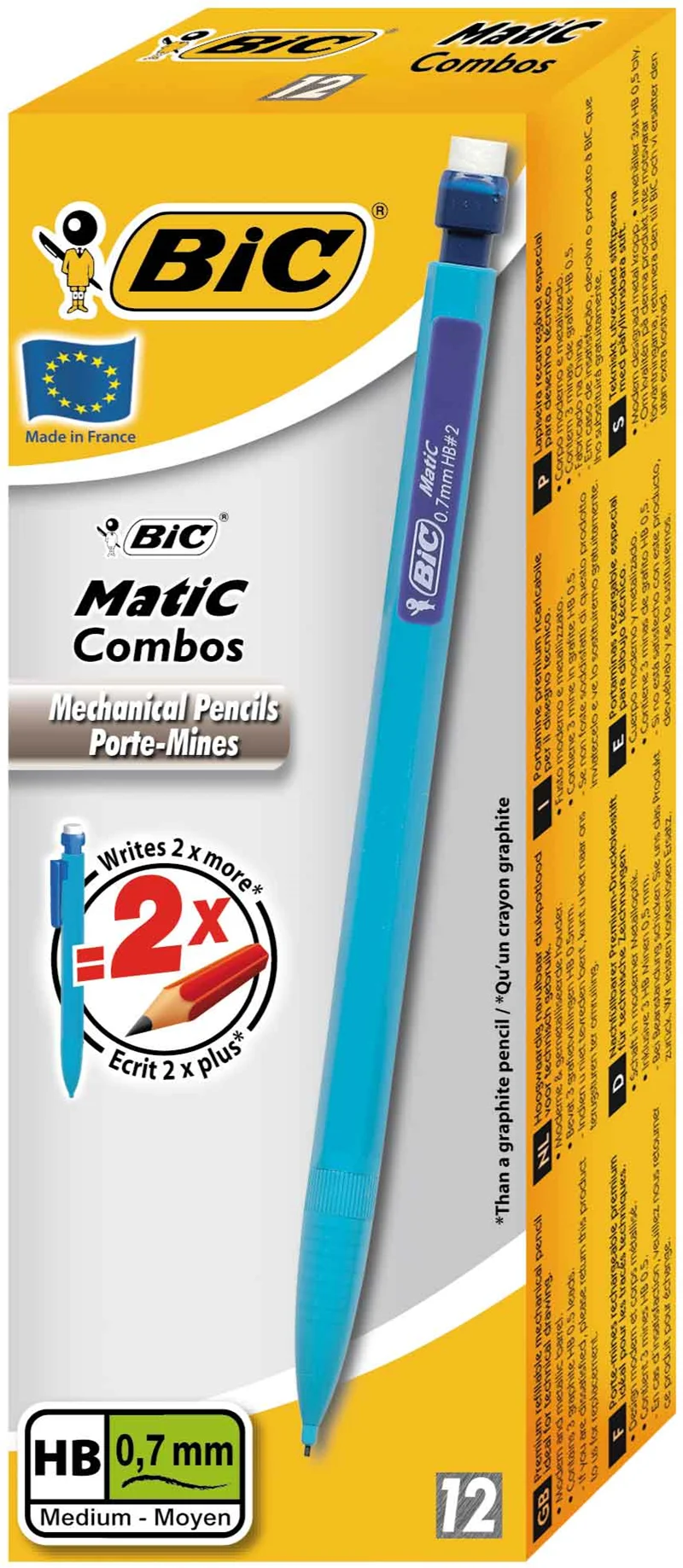 BIC VERSATİL KALEM BICMATIC COMBO 0.7 12 Lİ 8209601