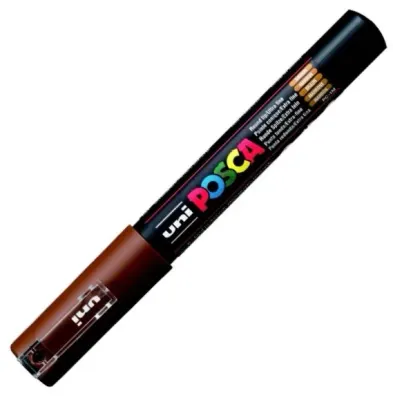 UNİ POSTER MARKÖRÜ POSCA PC-1M 0.7 KAHVERENGİ