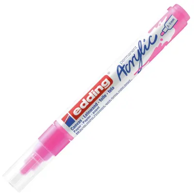EDDING AKRİLİK MARKÖR ORTA UÇLU E-5100 FOSFORLU PEMBE 069