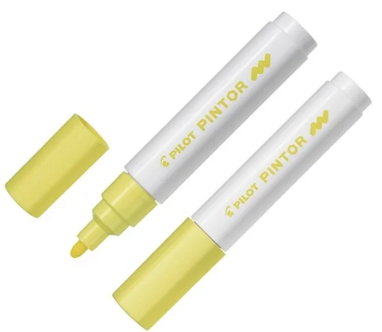 PILOT DEKORASYON KALEMİ PINTOR M PASTEL SARI SW-PT-M-PY
