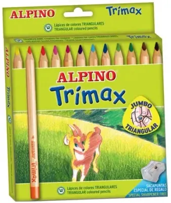 ALPINO KURU BOYA 12 Lİ TRIMAX JUMBO AL-113