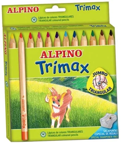 ALPINO KURU BOYA 12 Lİ TRIMAX JUMBO AL-113