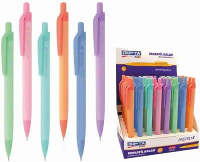 GIPTA VERSATİL KALEM 0.7 PASTEL X 6 RENK 48 Lİ STAND K194000
