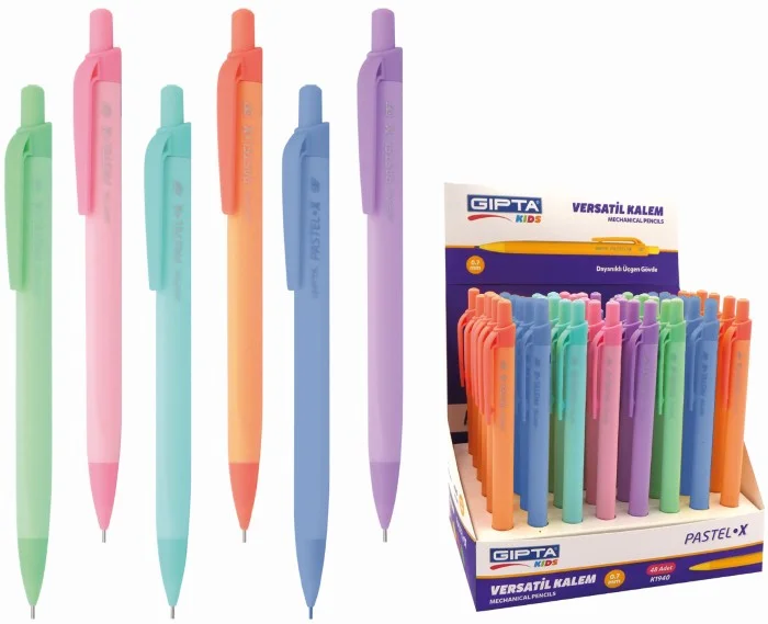 GIPTA VERSATİL KALEM 0.7 PASTEL X 6 RENK 48 Lİ STAND K194000