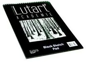 LUTART ÇİZİM BLOĞU SİYAH SPİRALLİ A6 160 GR 12 YP CZB-SF-SFA6