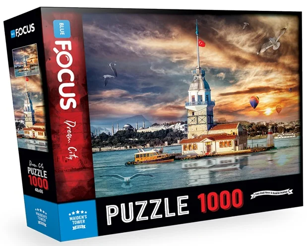 BLUE FOCUS PUZZLE 1000 PARÇA KIZ KULESİ BF273